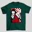 Camiseta Básica Unissex Yumeko Jabami Joker Carta Kakegurui