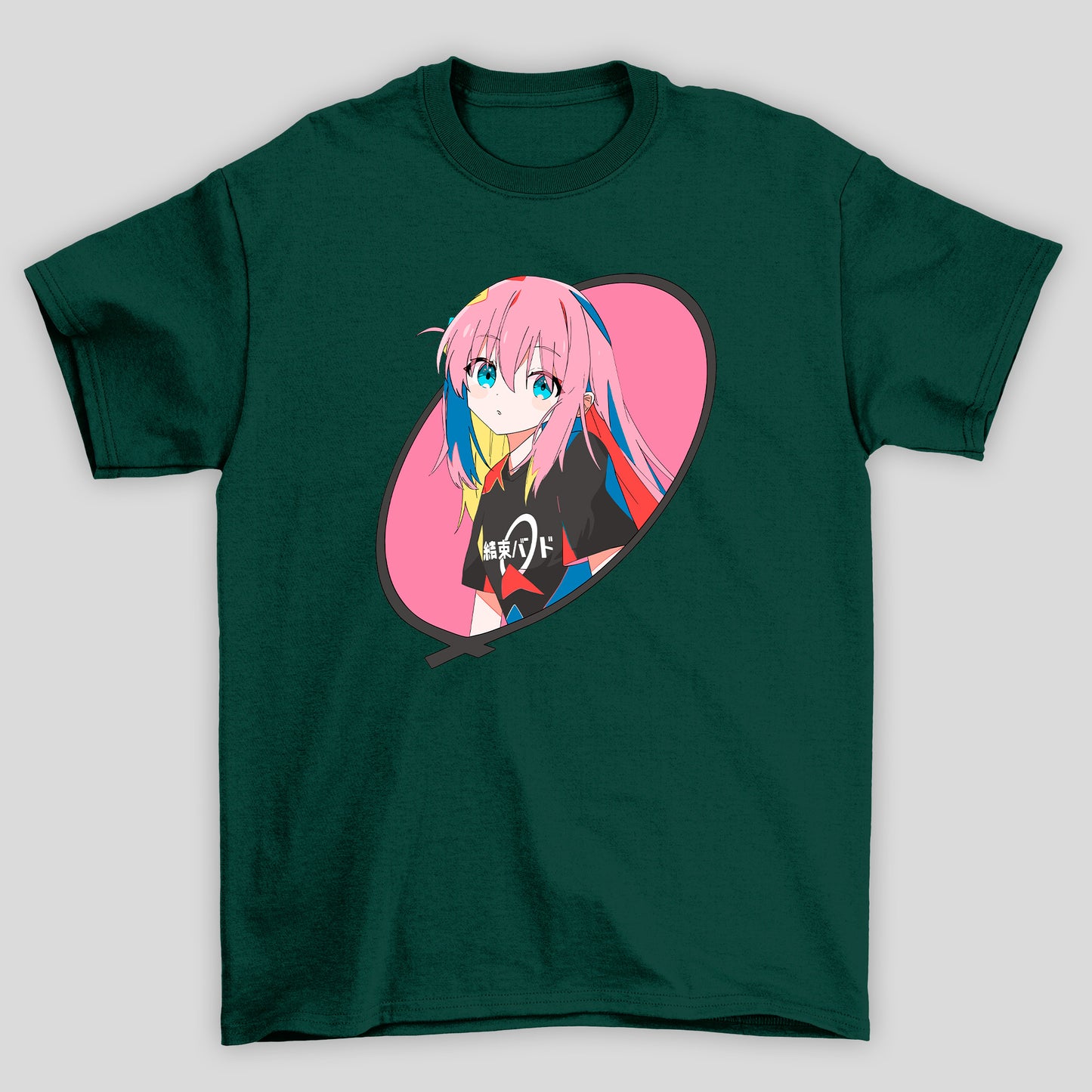 Camiseta Básica Unissex Gotou Hitori Kessoku Bocchi The Rock