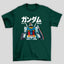 Camiseta Básica Unissex Gundam Kanji RX-78 Graphic