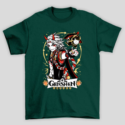 Camiseta Básica Unissex Arataki Itto Touro Genshin