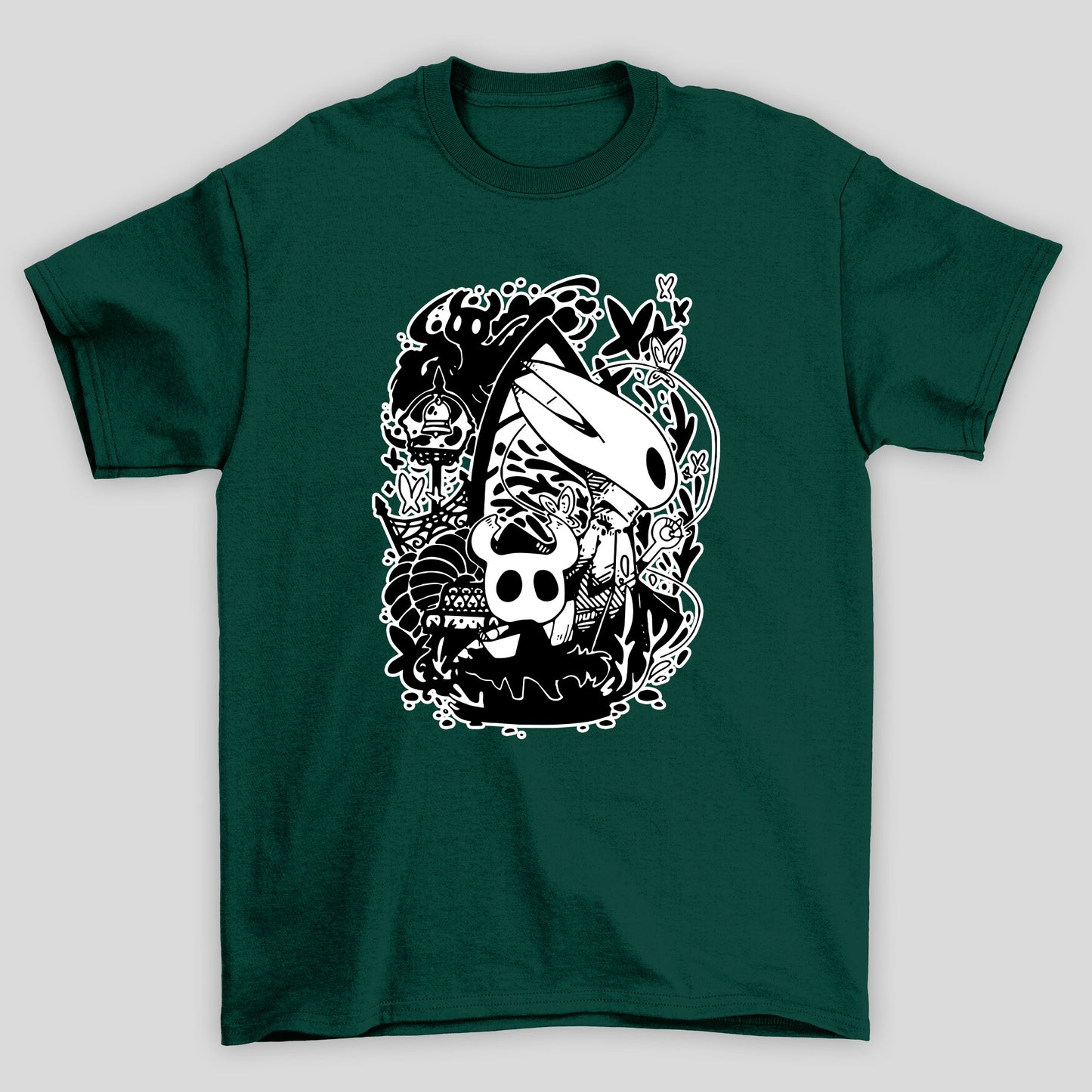 Camiseta Básica Unissex Hollow Knight Hornet Knight Silksong