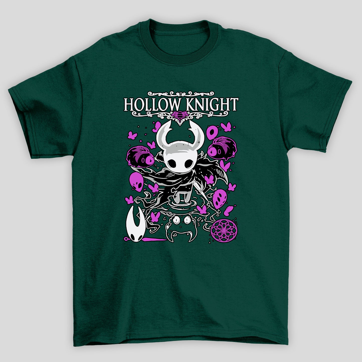 Camiseta Básica Unissex Hollow Knight Reflexo