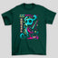 Camiseta Básica Unissex Hollow Knight Neon Kanji