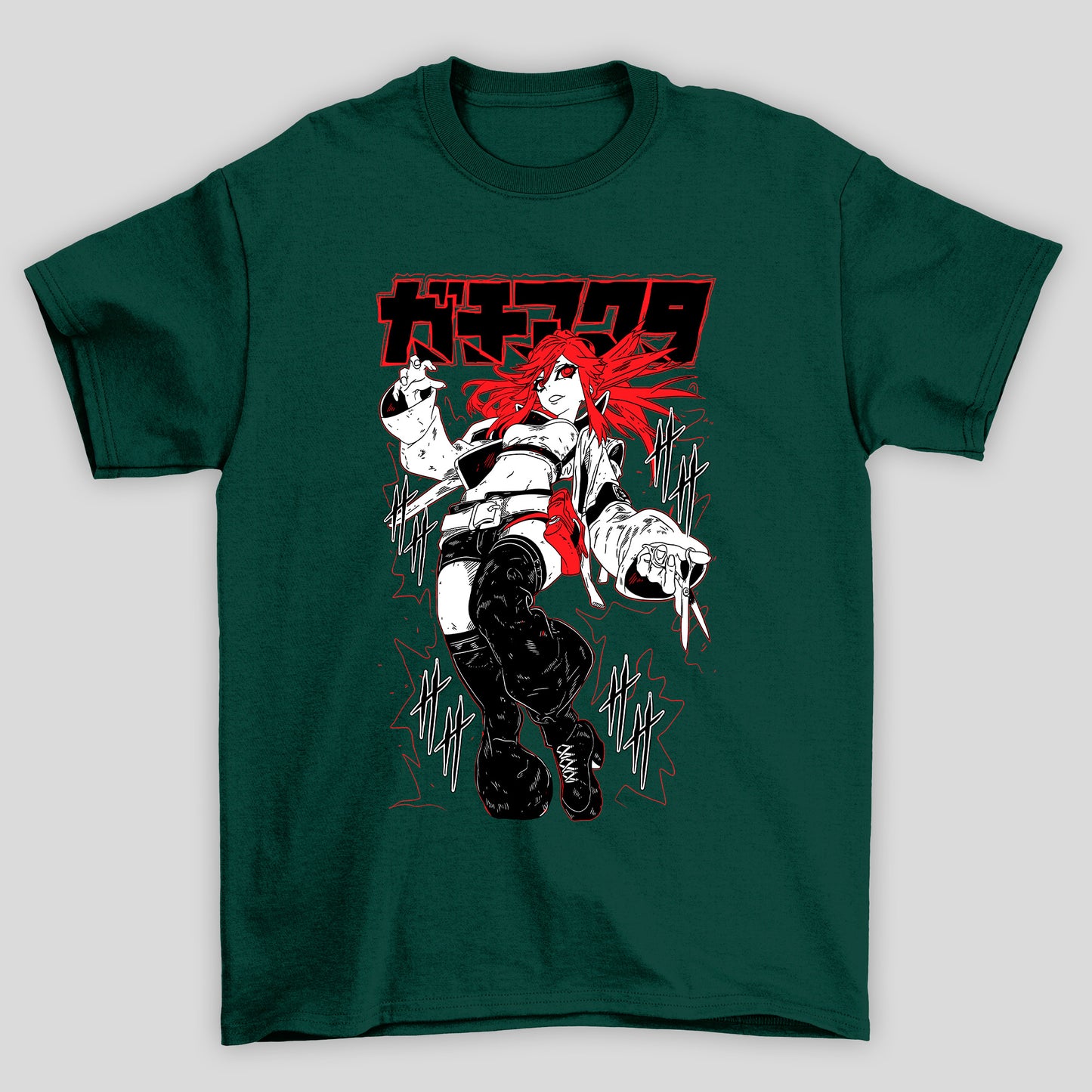 Camiseta Básica Unissex Riyo Kanji Tersoura Gachiakuta