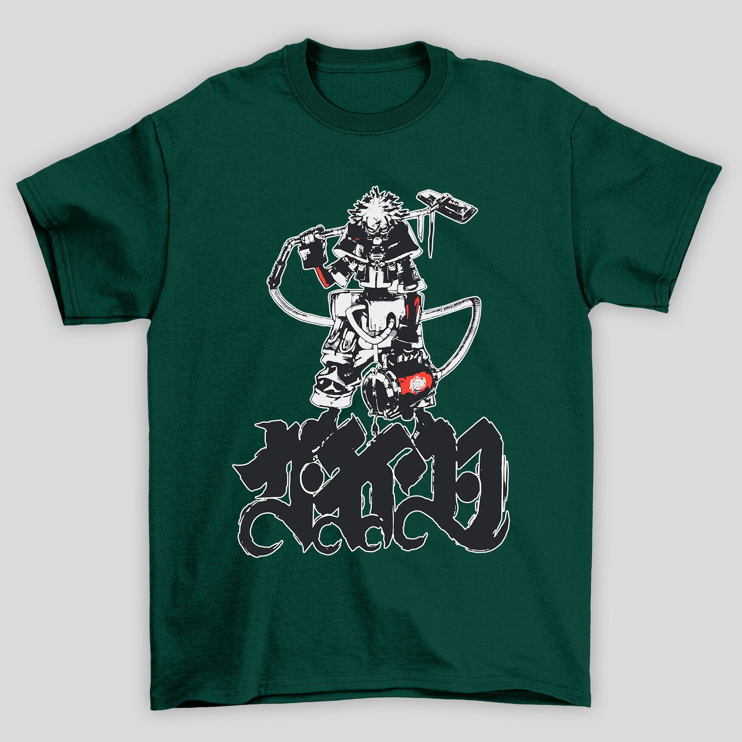 Camiseta Básica Unissex Rudo Kanji Grafittii Gachiakuta