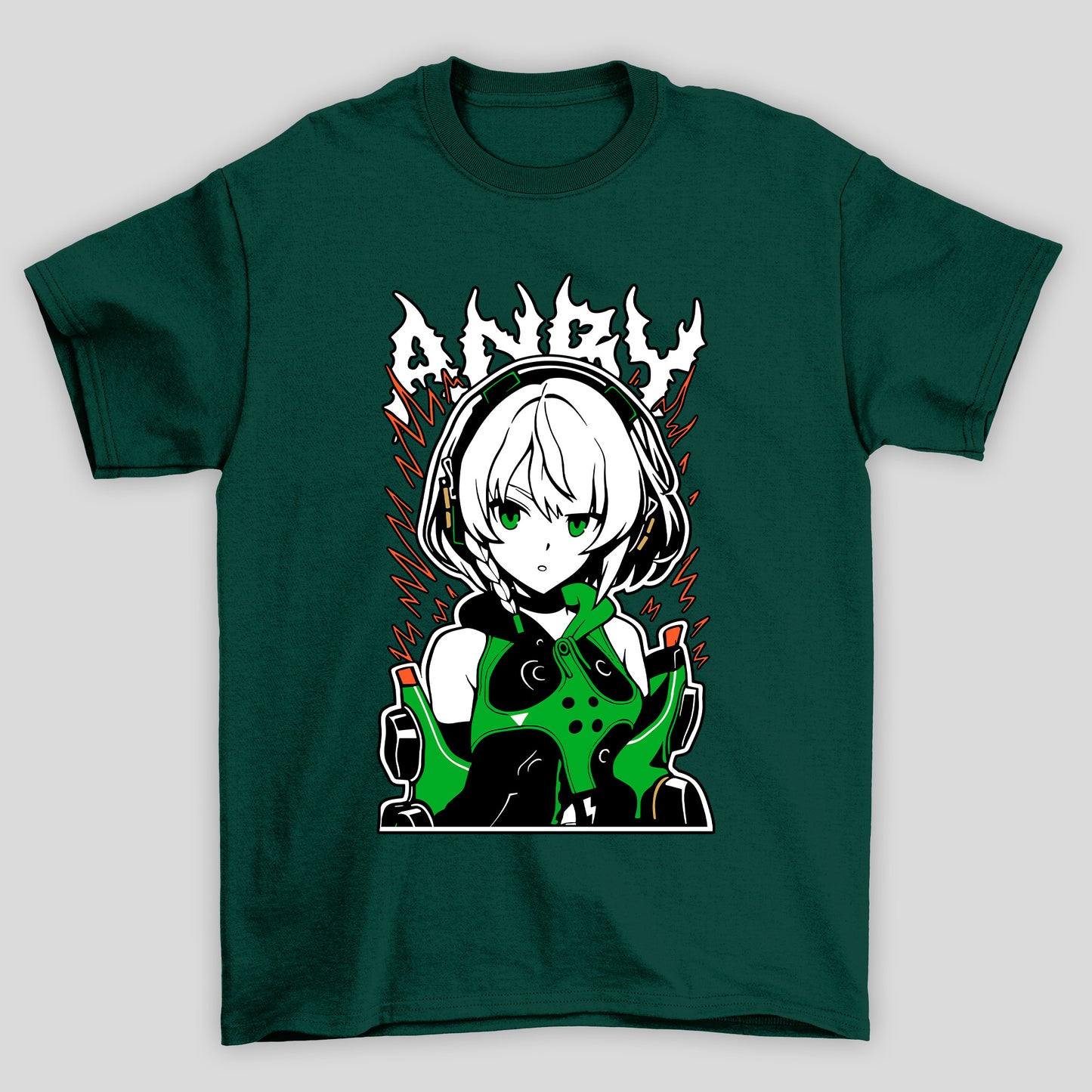 Camiseta Básica Unissex Zenless Zone Zero Anby Demara Face