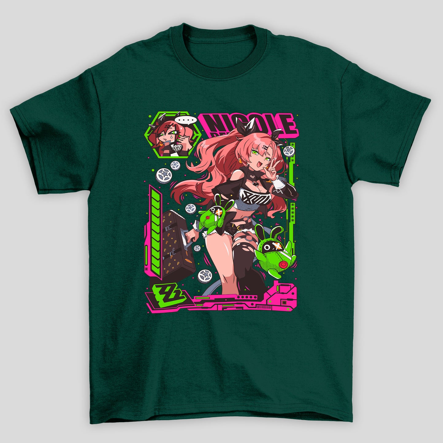 Camiseta Básica Unissex Zenless Zone Zero Nicole Demara