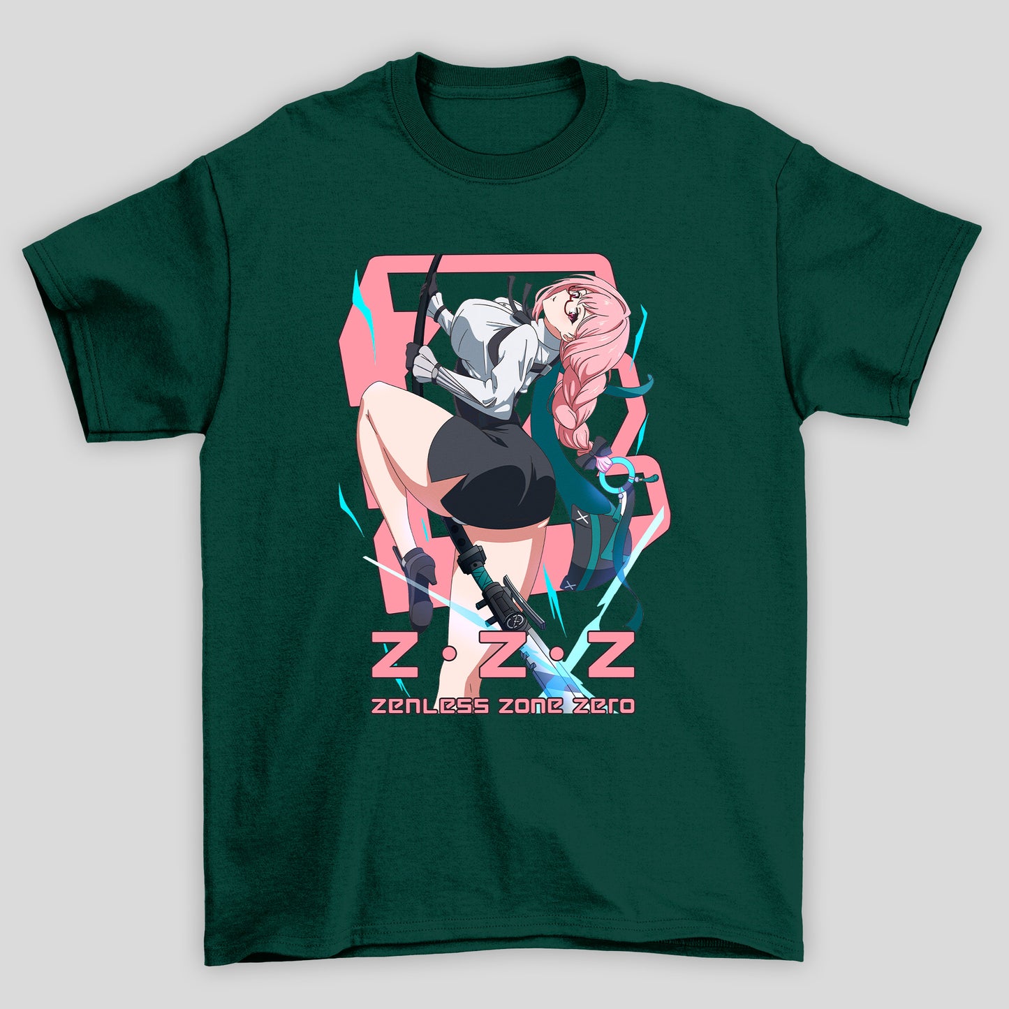 Camiseta Básica Unissex Zenless Zone Zero Tsukishiro Yanagi
