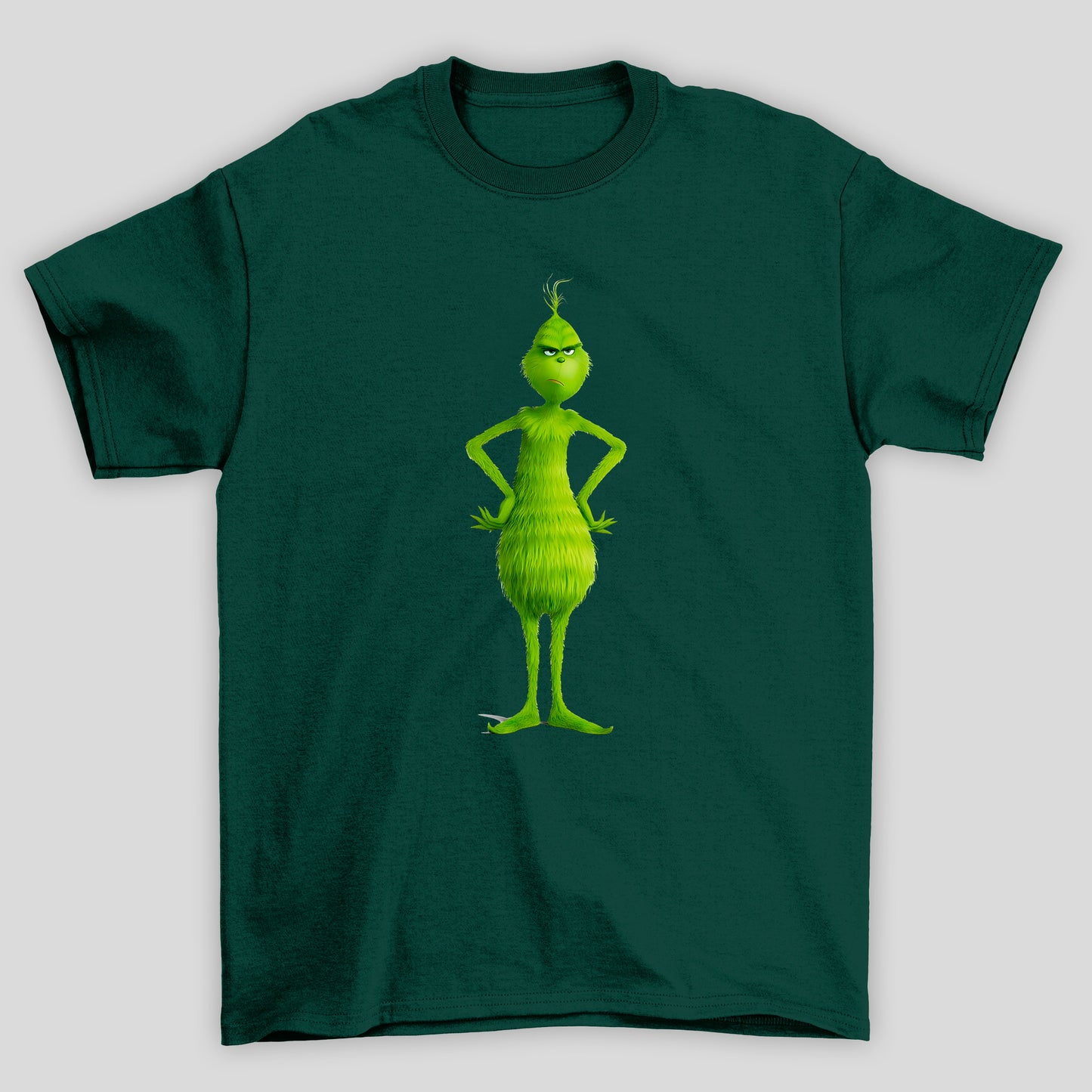 Camiseta Básica Unissex O Grinch Natal Pose