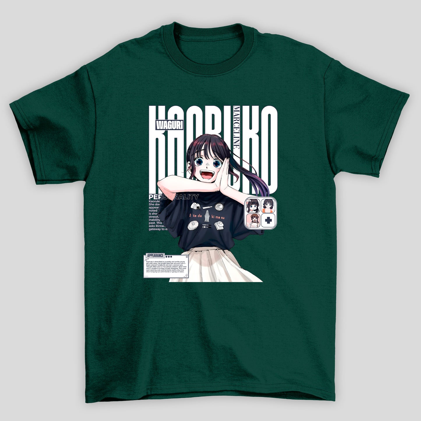 Camiseta Básica Unissex Kaoruko Waguri