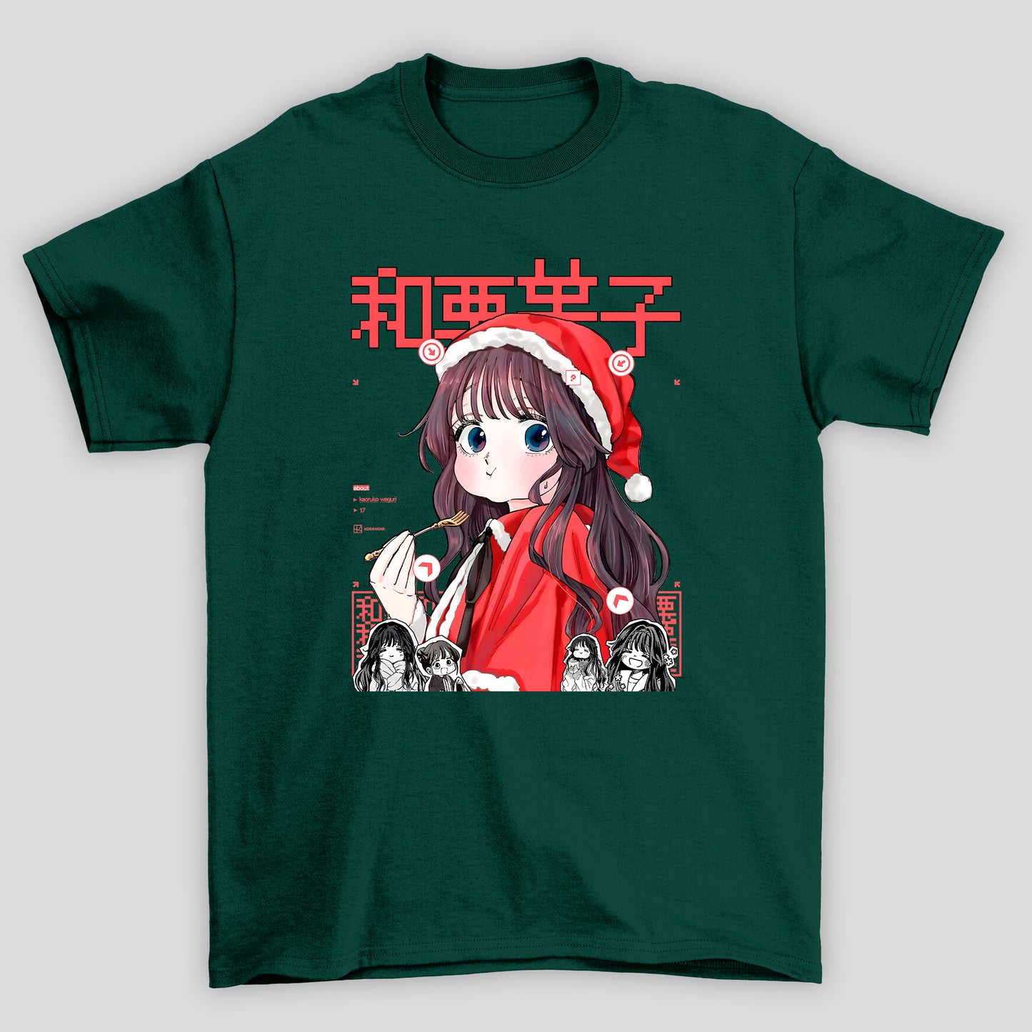 Camiseta Básica Unissex Kaoru Hana Waguri Comendo