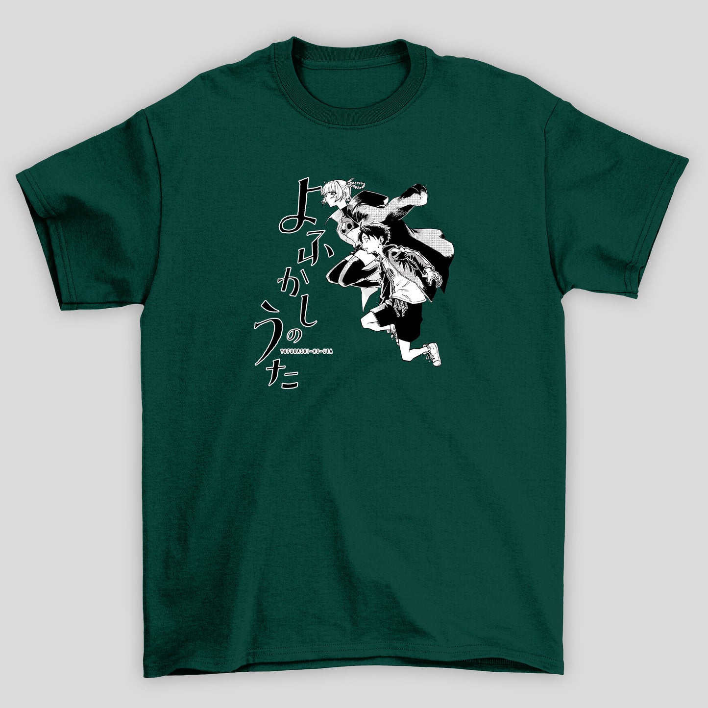 Camiseta Básica Unissex Yofukashi No Uta Nazuna Nanakusa Kanji Manga