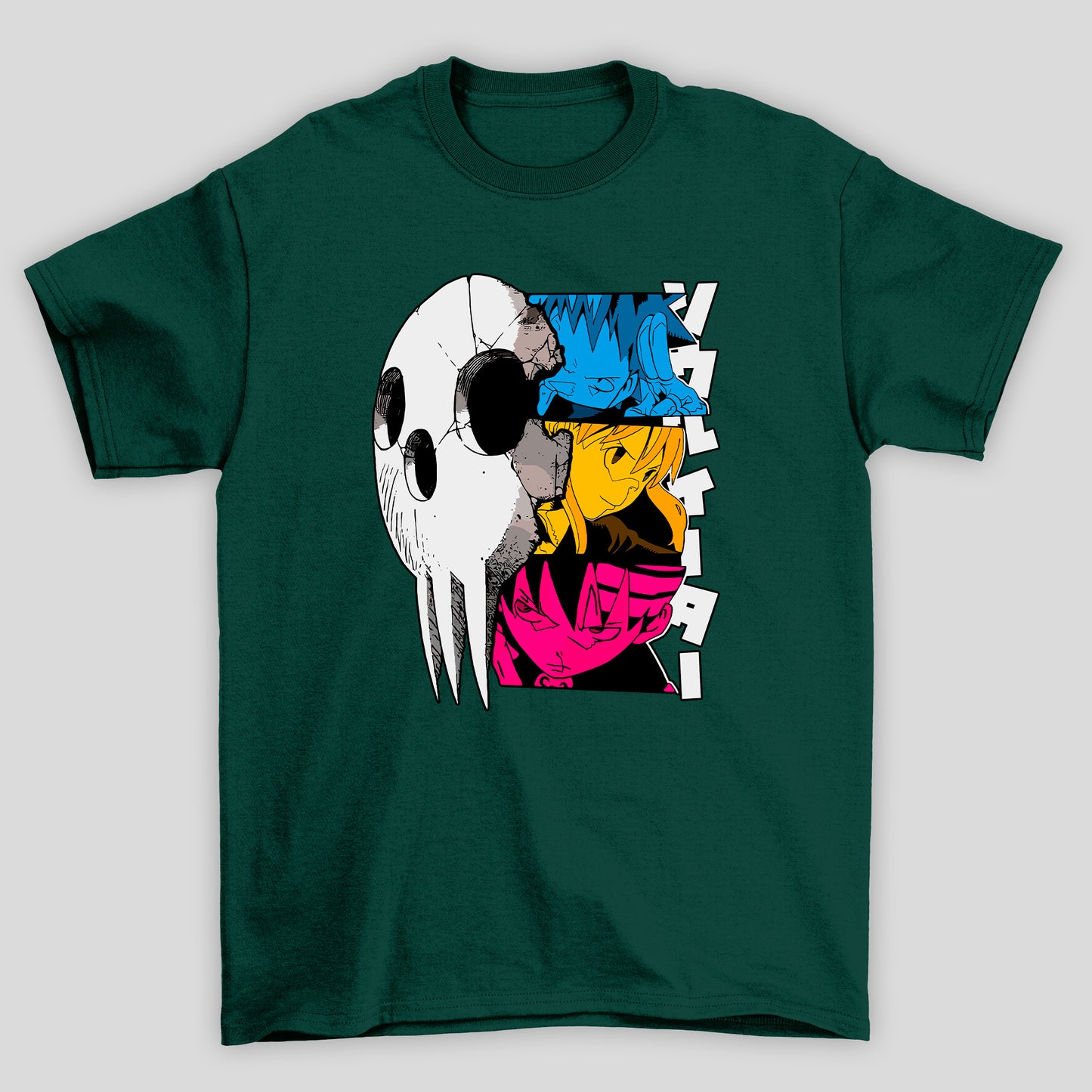 Camiseta Básica Unissex Soul Eater Black Star Maka Kid