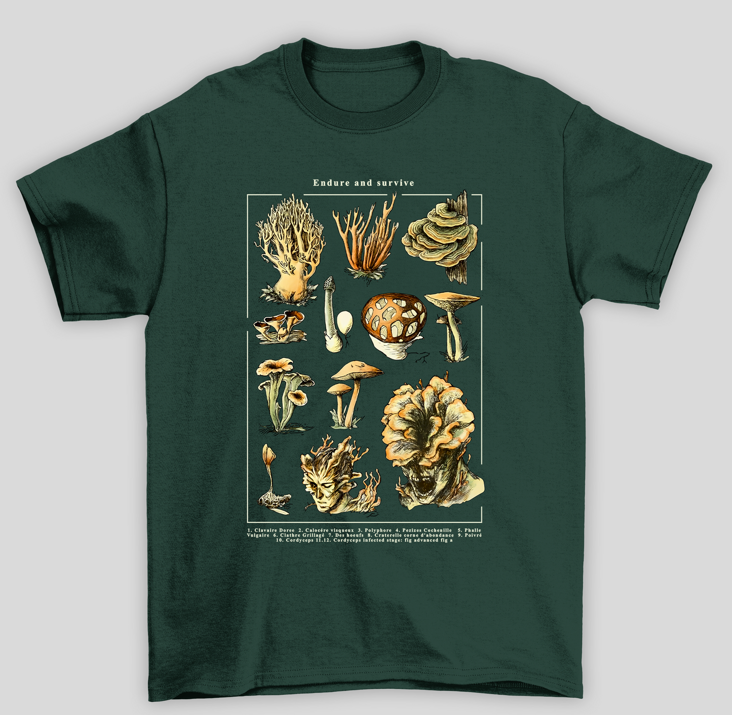 Camiseta Básica Unissex The Last Of Us Cordyceps