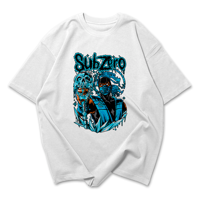 Camiseta Oversized Mortal Kombat Ninja Subzero