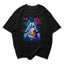 Camiseta Oversized Arcane Jinx Fosforo