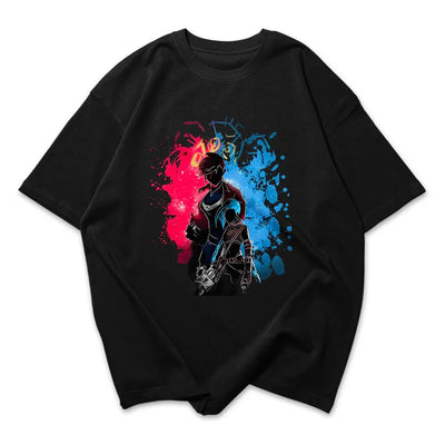 Camiseta Oversized Sister Arcane League Of Legends