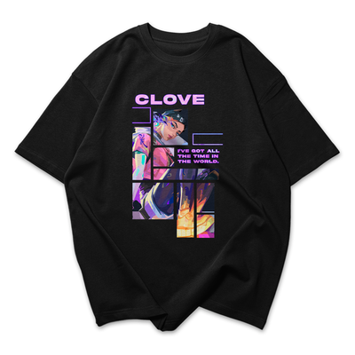 Camiseta Oversized Valorant Clove Quadrados