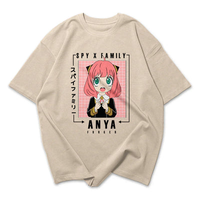 Camiseta Oversized Anya Forger Spy X Family