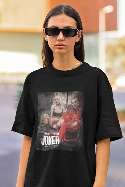 Camiseta Básica Unissex Joker 2 Folie À Deux Preto