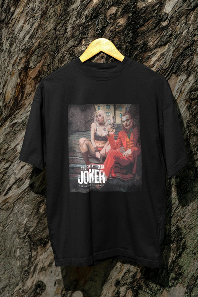 Camiseta Básica Unissex Joker 2 Folie À Deux Preto