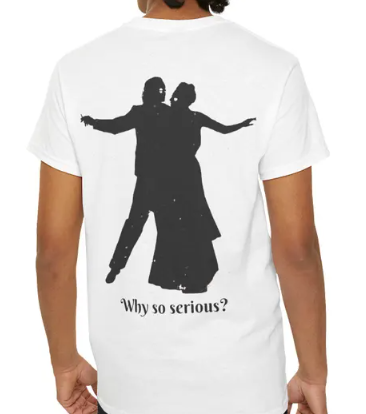 Camiseta Básica Unissex Joker 2 Folie À Deux Movie Branco