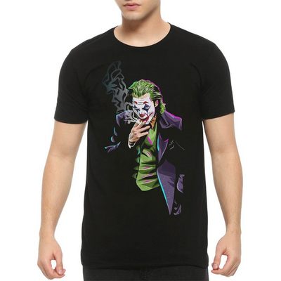 Camiseta Básica Unissex Joker Phoenix Preto