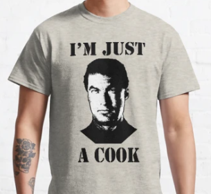 Camiseta Básica Unissex Seagal Just a Cook Classic