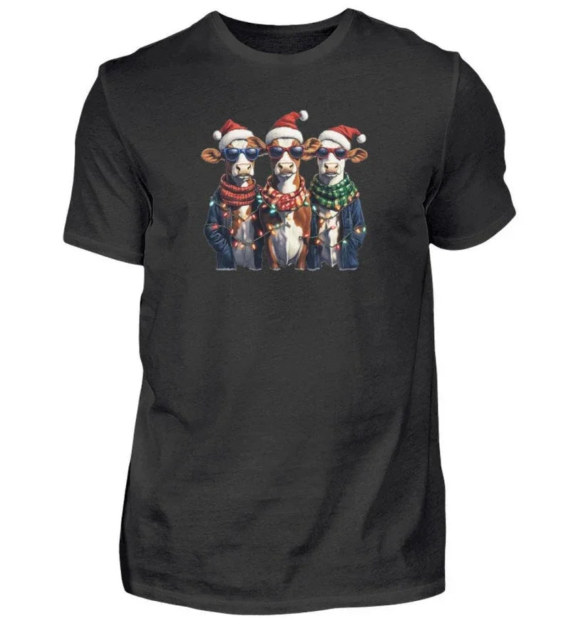 Camiseta Básica Unissex Vaca Natal