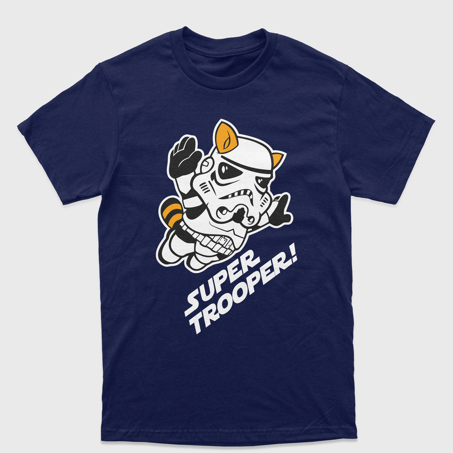 Camiseta Básica Unissex Super Trooper Mario