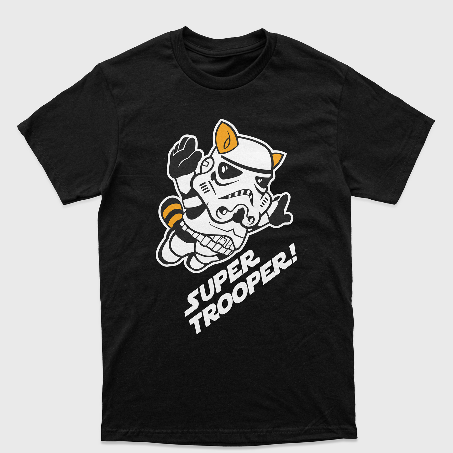 Camiseta Básica Unissex Super Trooper Mario