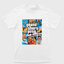 Camiseta Básica Unissex Grand Theft Auto Vice City-BRANCO