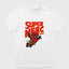  Camiseta Básica Unissex Super Mario Deadpool Marvel Branco