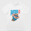 Camiseta Básica Unissex Super Peter Mario Branco