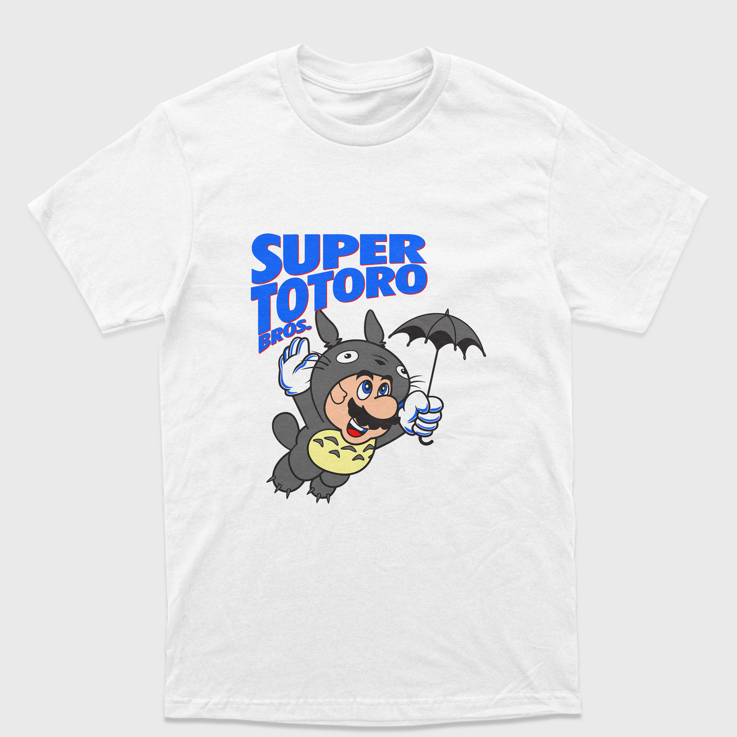 Camiseta Básica Unissex Super Mario Totoro