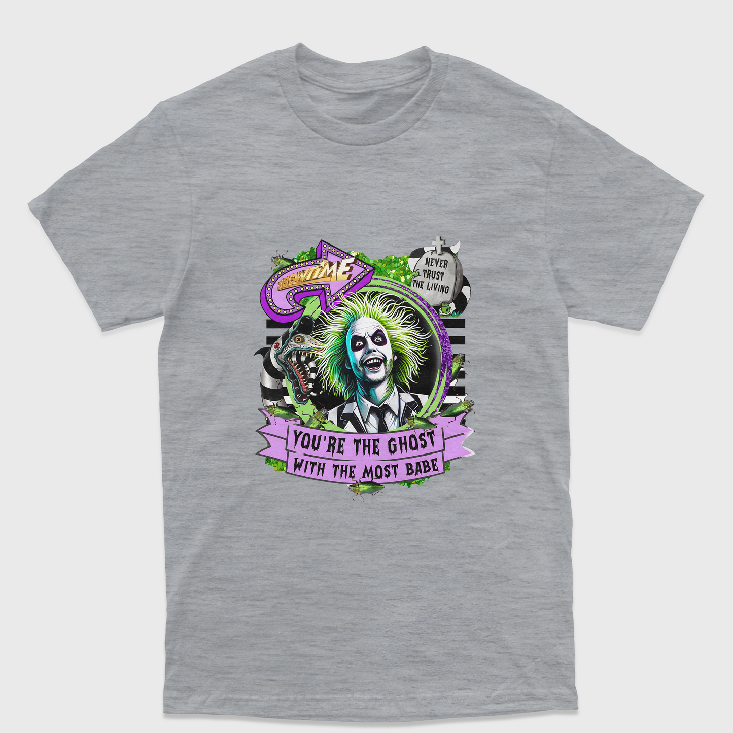 Camiseta Básica Unissex You Are The Ghost Beetlejuice