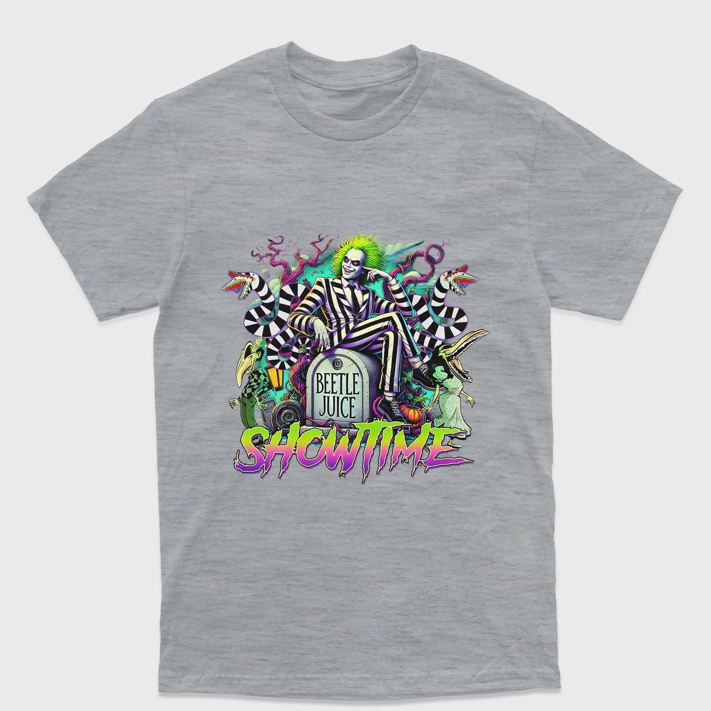 Camiseta Básica Unissex Showtime Beetlejuice