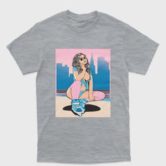 Camiseta Básica Unissex Grand Theft Auto Woman