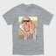 Camiseta Básica Unissex Grand Theft Auto Woman Logo-CINZA