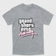 Camiseta Básica Unissex Grand Theft Auto Vice City-CINZA