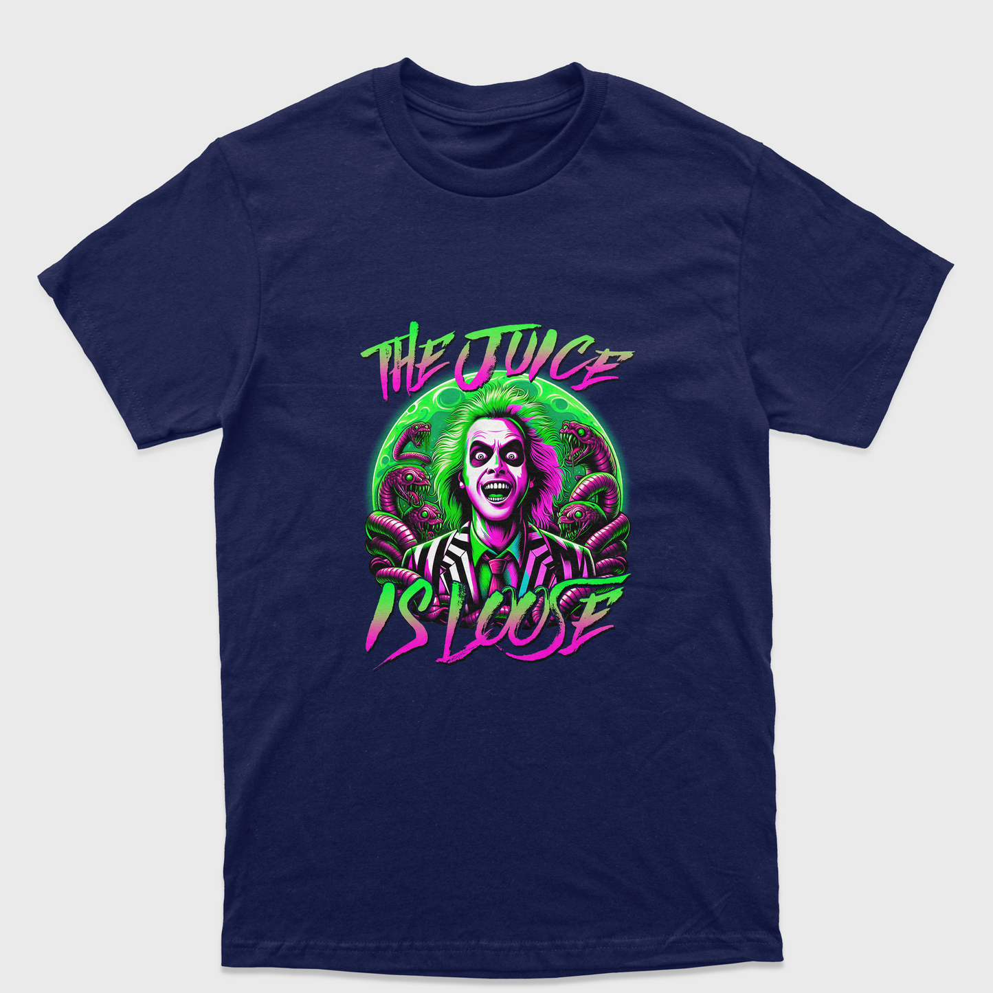 Camiseta Básica Unissex Beetlejuice The Juice Is Loose