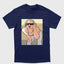 Camiseta Básica Unissex Grand Theft Auto Woman Logo-AZUL MARINHO