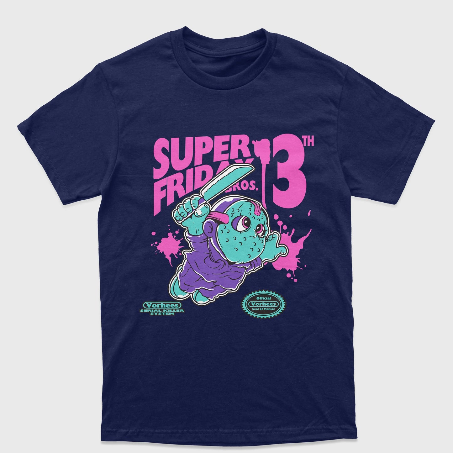 Camiseta Básica Unissex Super Mario Sexta Feira 13