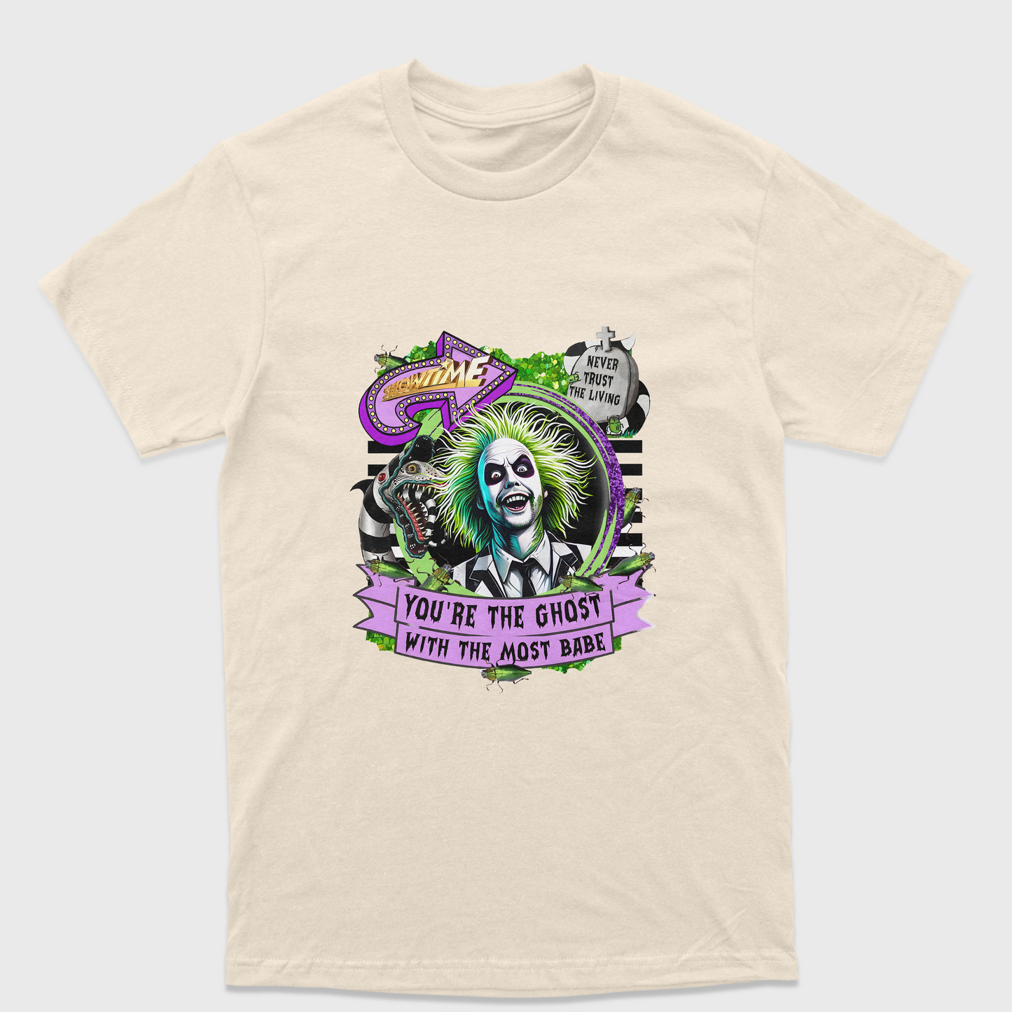 Camiseta Básica Unissex You Are The Ghost Beetlejuice