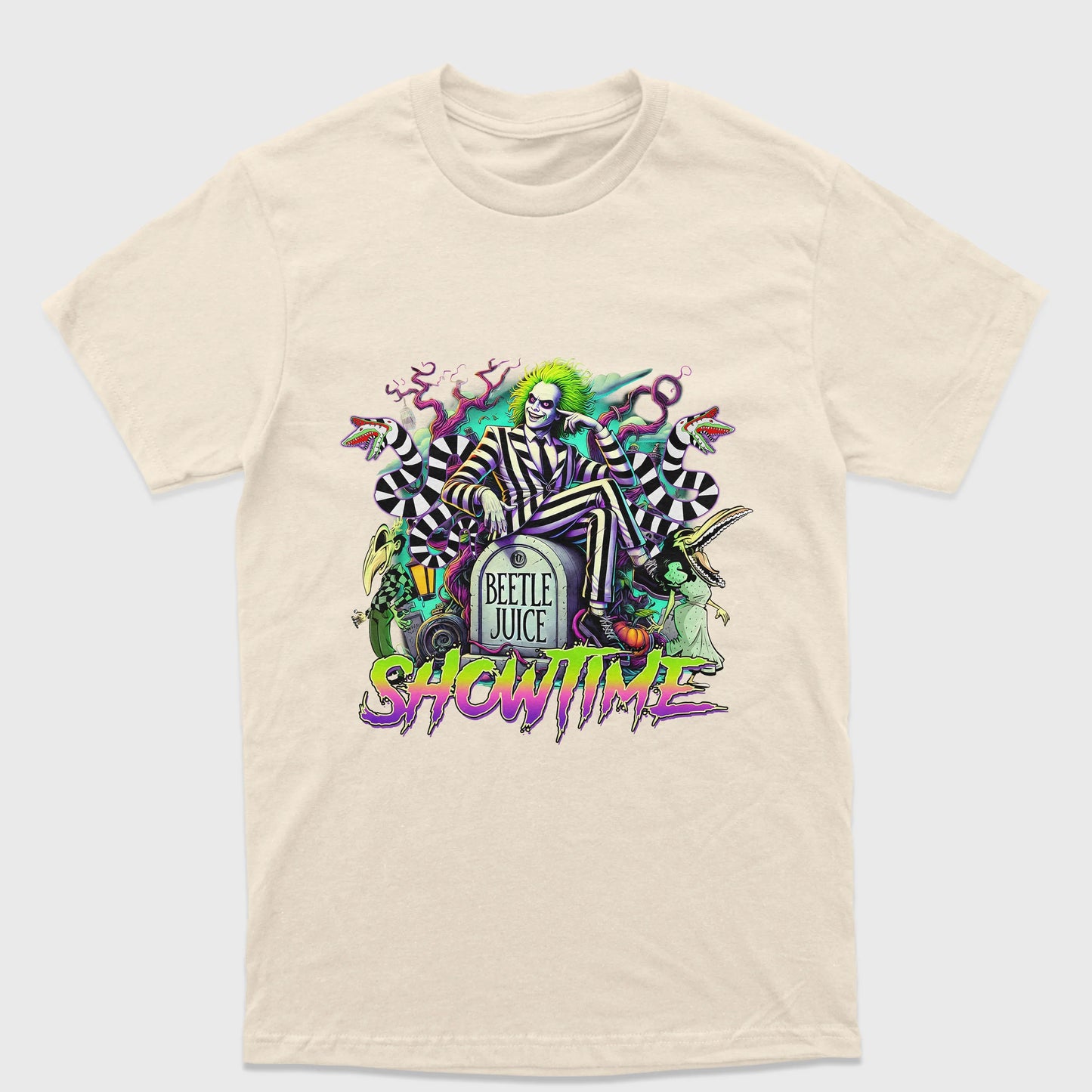 Camiseta Básica Unissex Showtime Beetlejuice