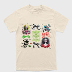 Camiseta Básica Unissex Strange And Unusual Beetlejuice