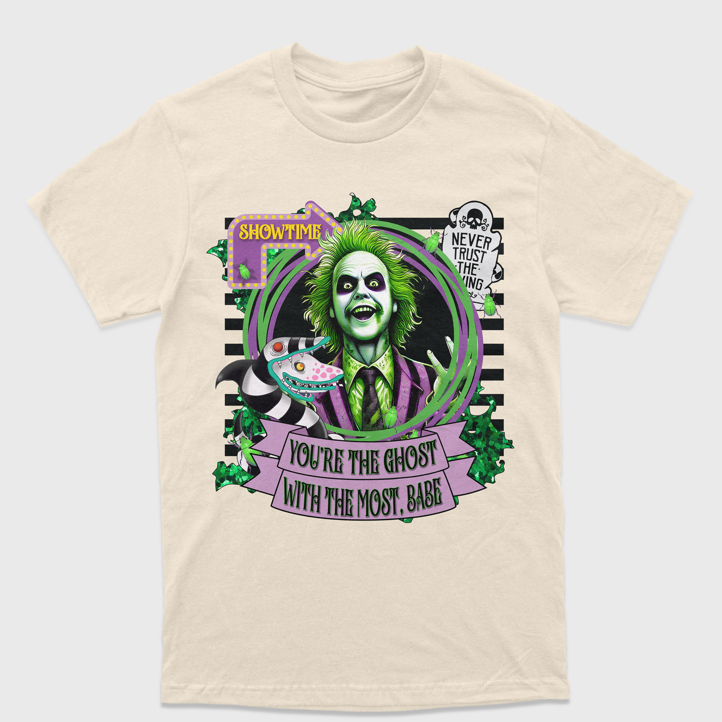 Camiseta Básica Unissex Beetlejuice You Are The Ghost