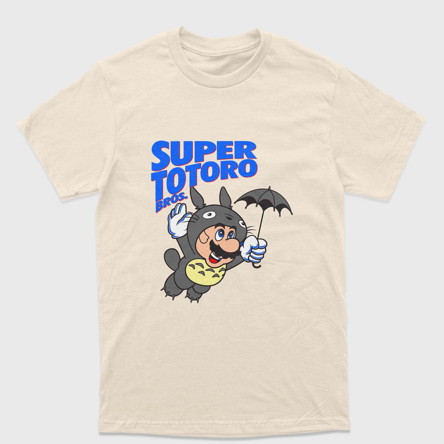 Camiseta Básica Unissex Super Mario Totoro