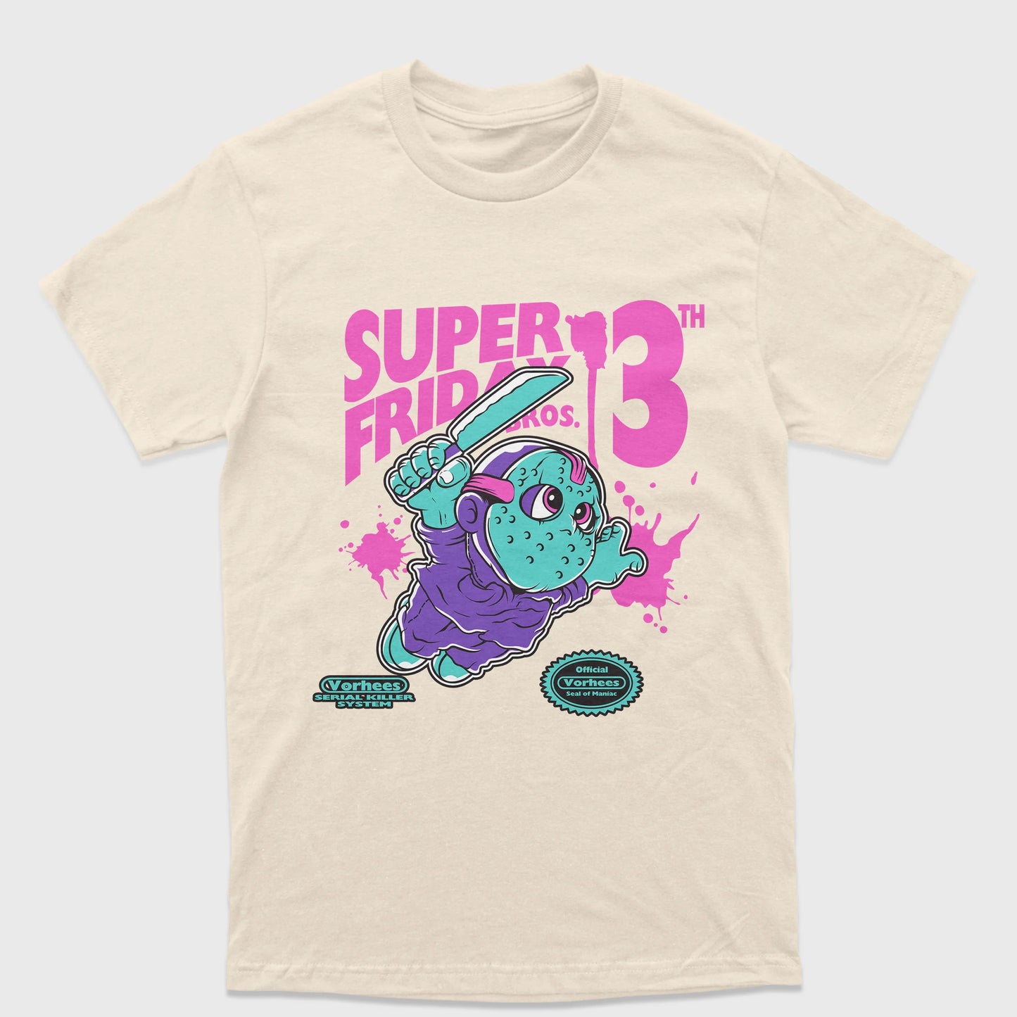 Camiseta Básica Unissex Super Mario Sexta Feira 13