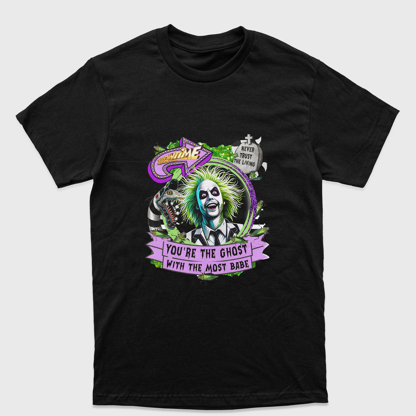 Camiseta Básica Unissex You Are The Ghost Beetlejuice